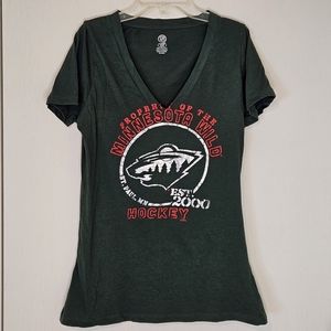 Womens NHL Minnesota Wild Hockey Tshirt